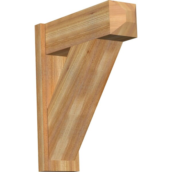 Ekena Millwork Traditional Rough Sawn Craftsman Outlooker, Western Red Cedar, 8"W x 24"D x 28"H OUT08X24X28TRA04RWR - main